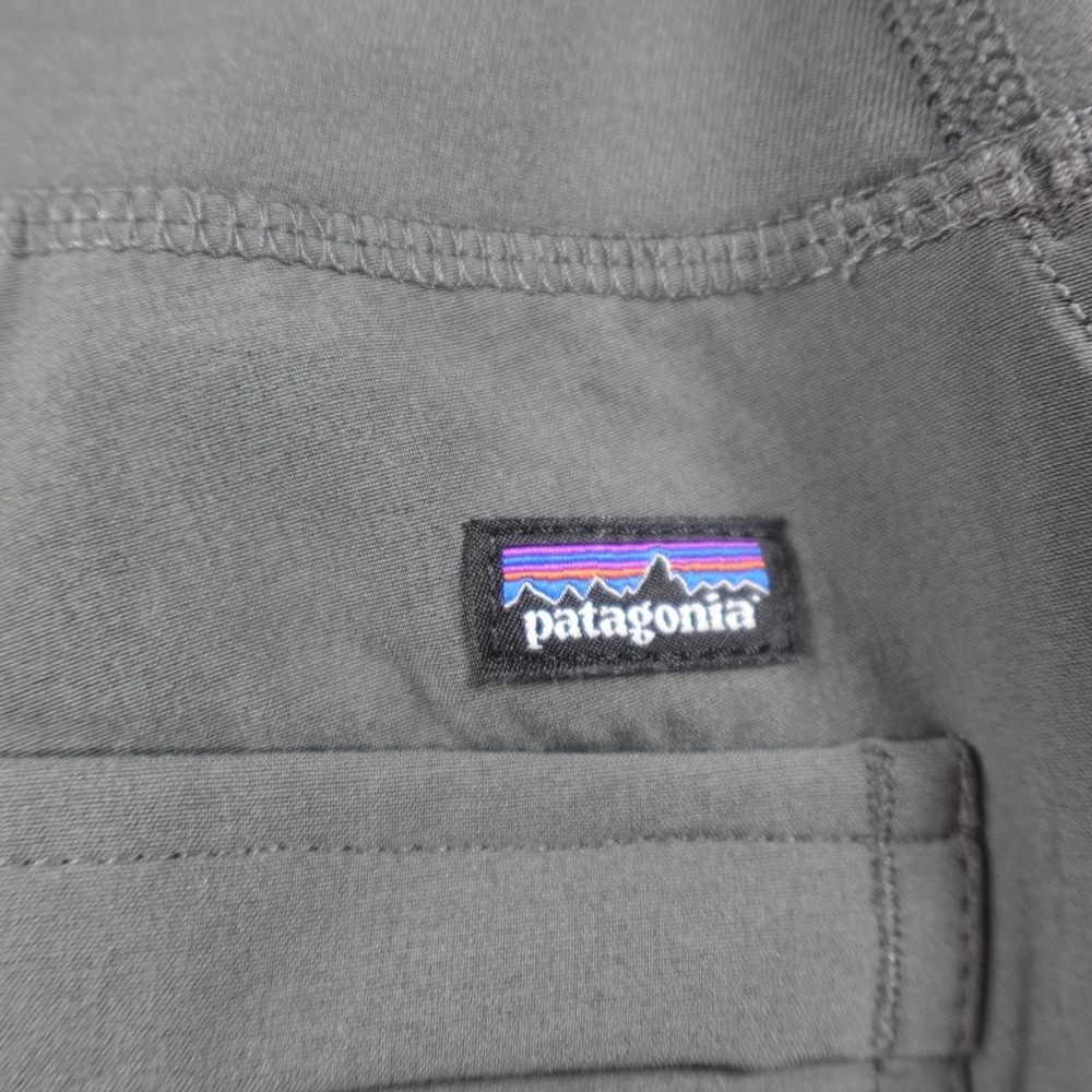 Patagonia Happy Hike Studio Pants Womens Medium Forge Gray Pull On Jogger Hiking - Picture 4 of 15